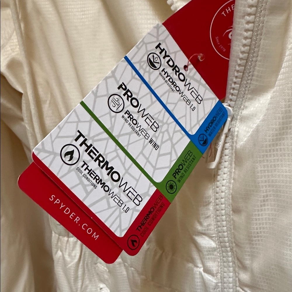 NWT! Spyder Women's Snow White Ski Jacket - Picture 6 of 9